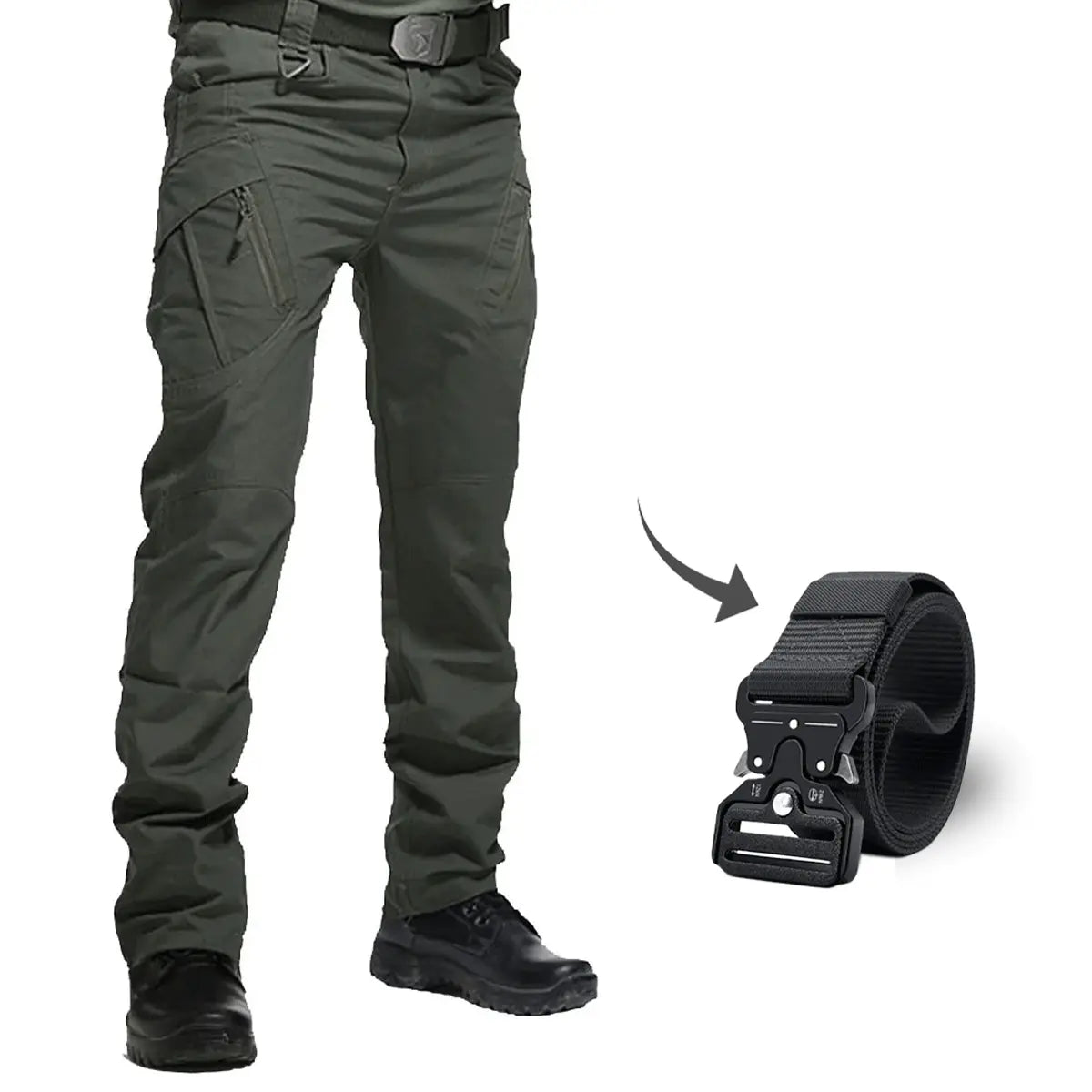 Battle-Ready Tactical Trousers (+ Free Tactical Belt) – Gear Up for Action!